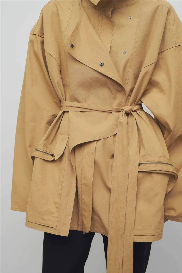 Sahara Belted Cotton Jacket