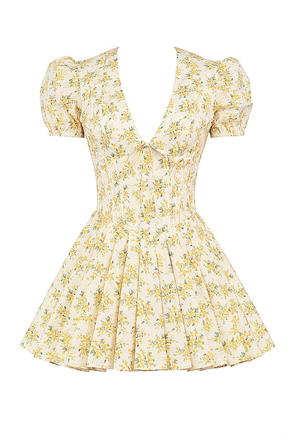 Lilou Puff Sleeve Tulle Mini Dress