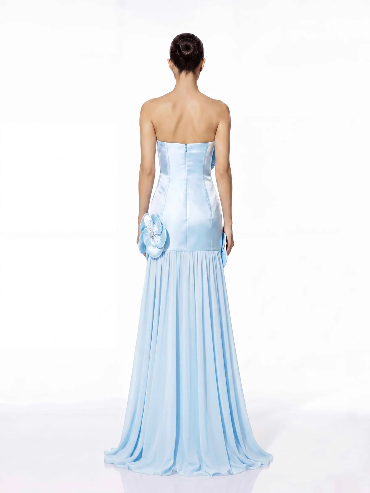 Celeste Bloom Strapless Gown