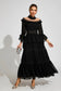 Black lace maxi dress (Preorder)