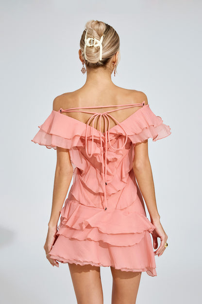 Rosalie Ruffle Mini Dress