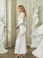 White body print maxi dress (8218623475950)