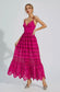 Jaylah pink maxi dress