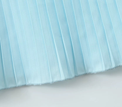 Céleste Pleated Bustier Gown