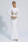 Janelle white cutout maxi dress