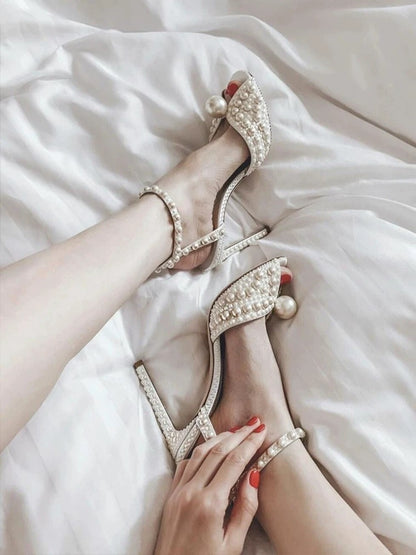 Pearl Luxe Heels