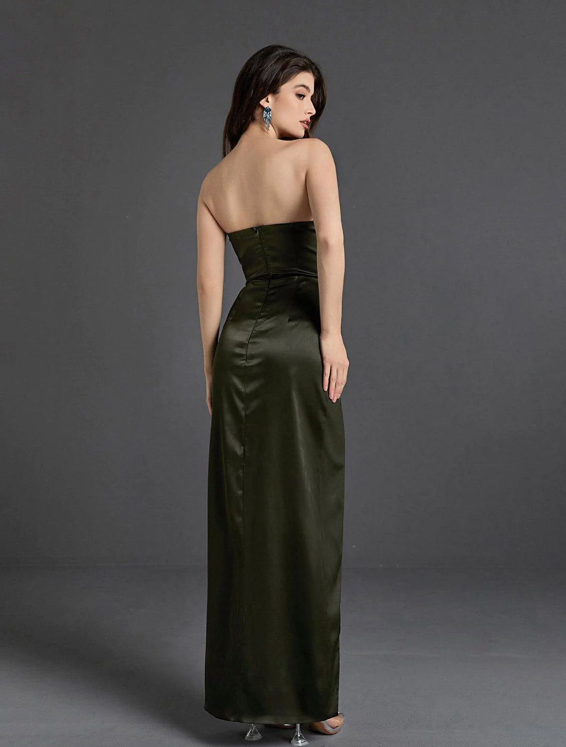 Audrey satin maxi dress (8065495761134)