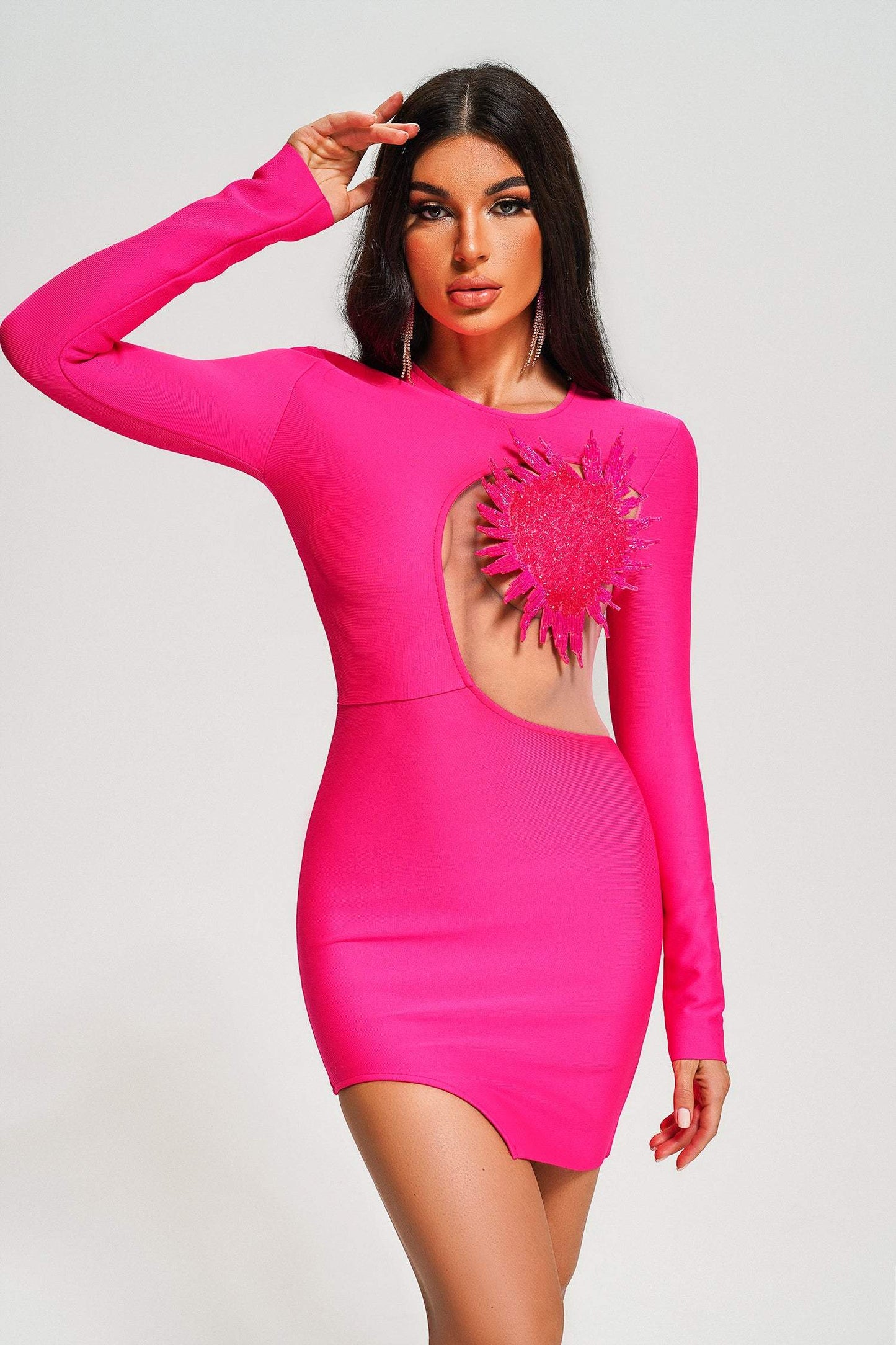 Siley bandage mini dress (8081979670766)