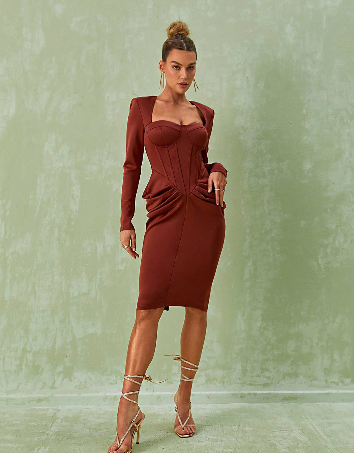 Melanie midi dress (8056226316526)