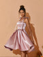 Dina satin pleated dress (8077947666670)