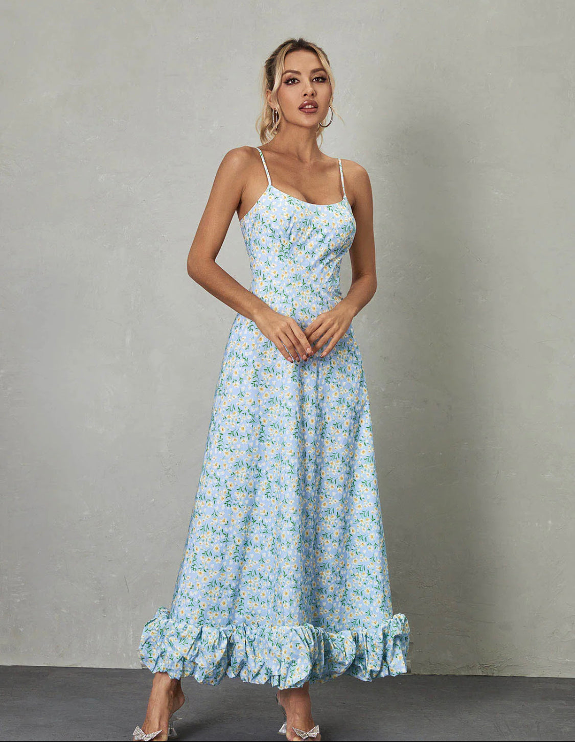 Lisa floral maxi dress (8075640963310)