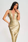 Senny metallic midi dress (8081426186478)