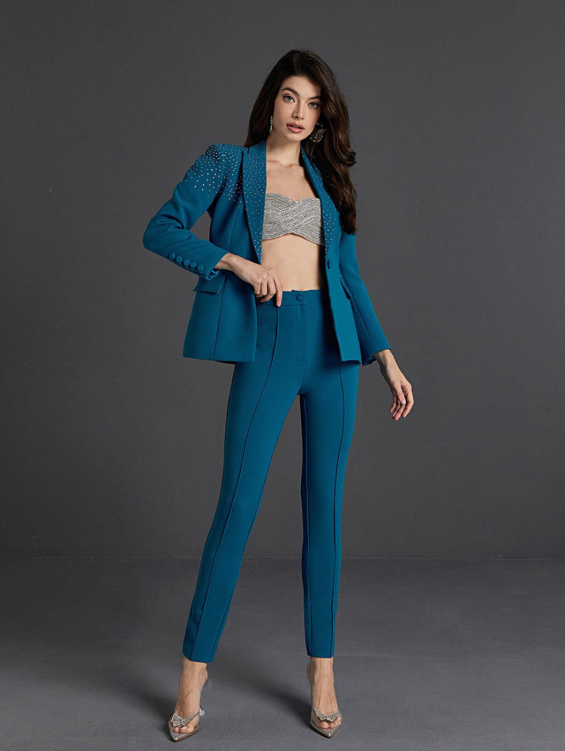 Blue blazer set (8065494581486)