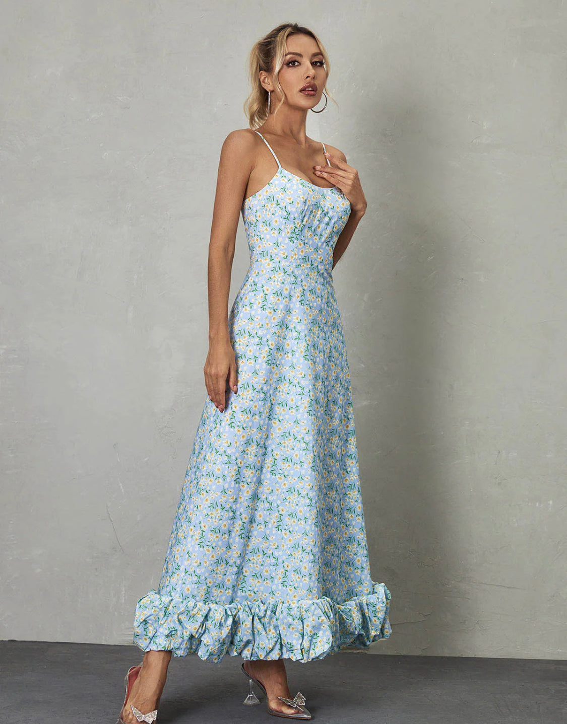 Lisa floral maxi dress (8075640963310)