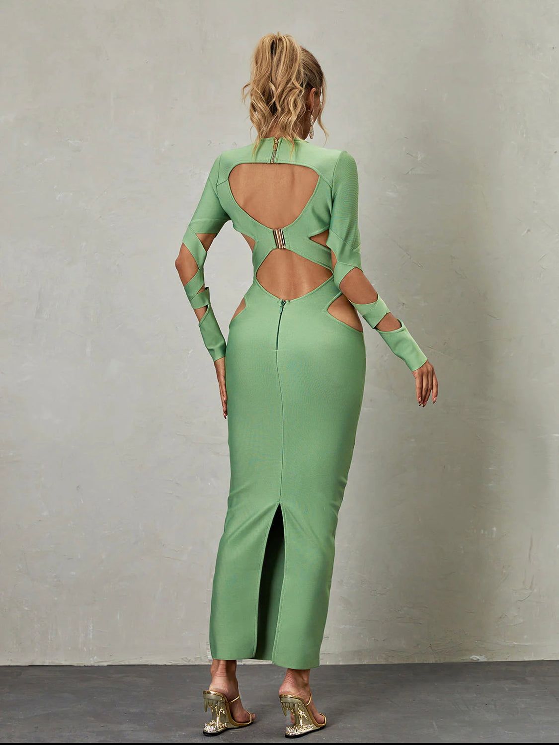 Oliva cutout maxi dress (8072767406318)