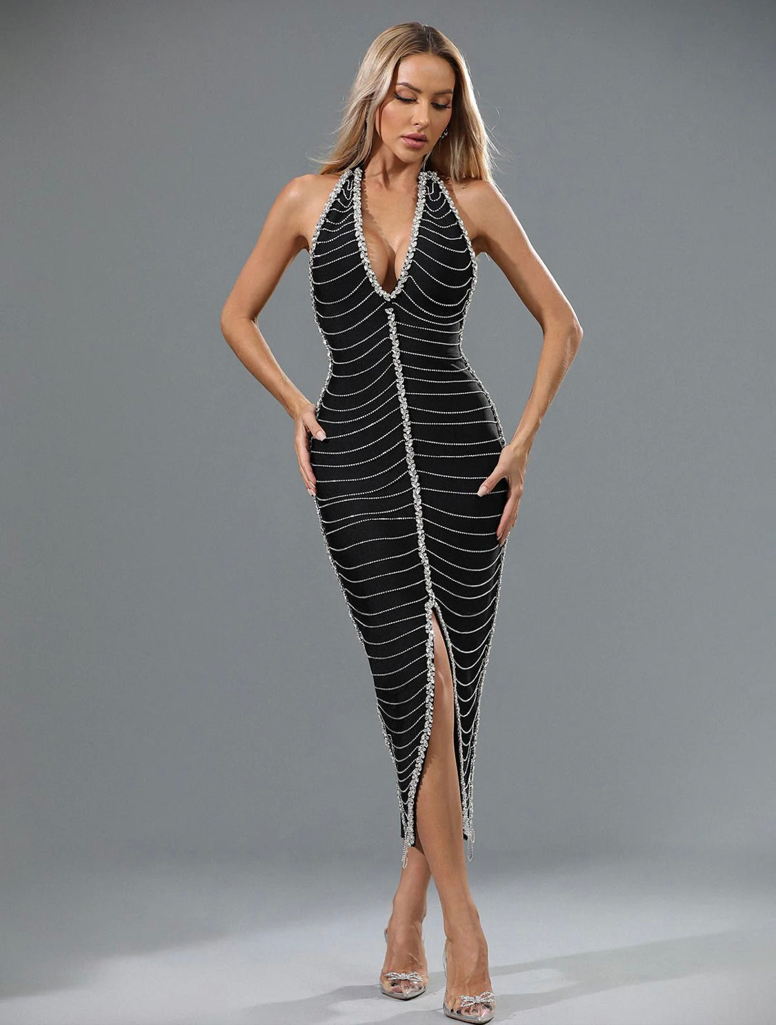 Silvie bandage maxi dress (8057934348526)