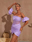 Doreen satin mini dress (8065518469358)