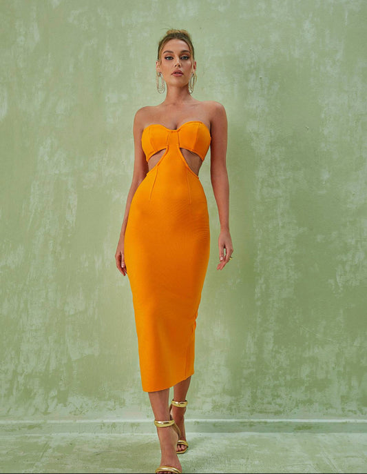 Addie cutout bandage dress (8056612618478)