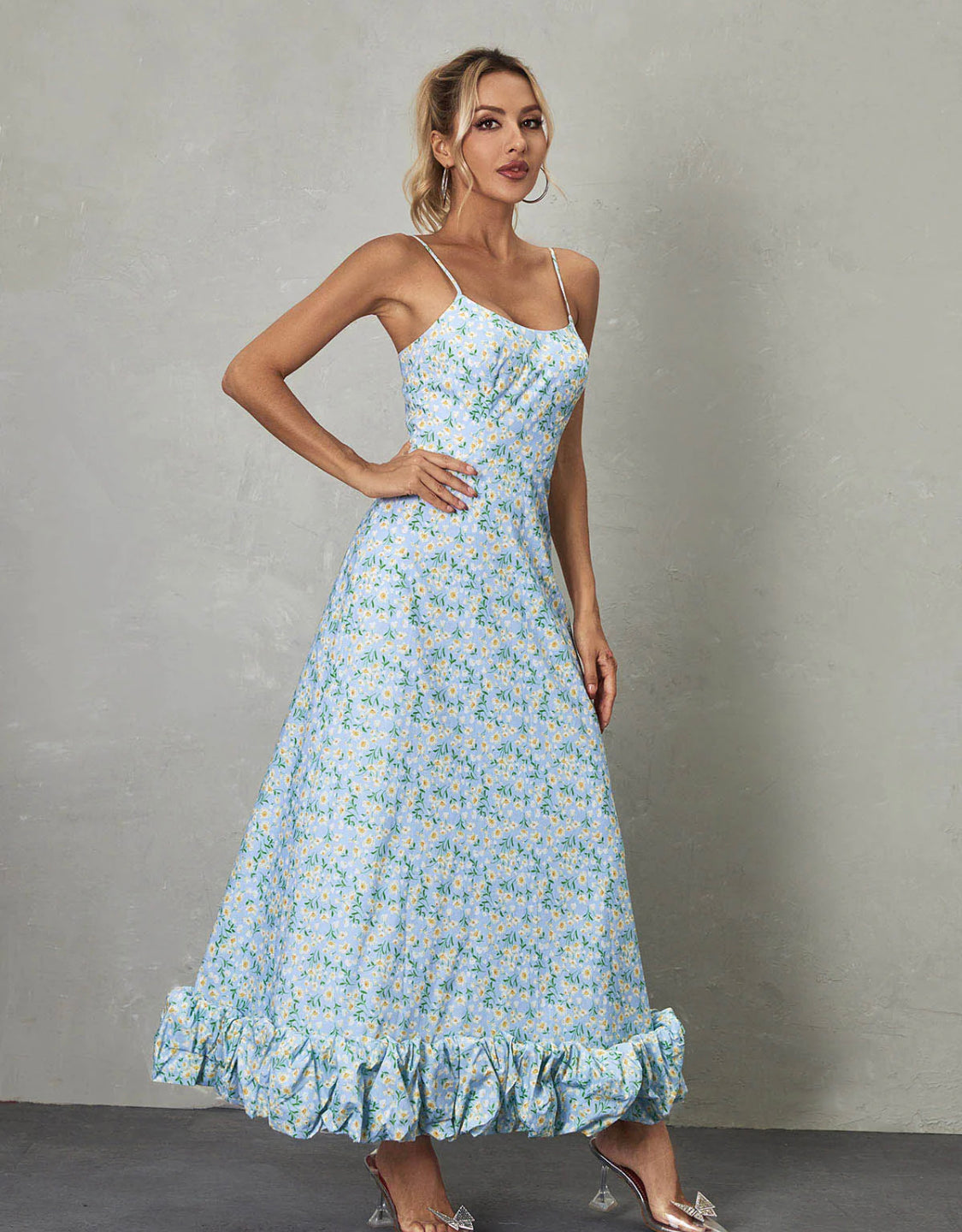 Lisa floral maxi dress (8075640963310)