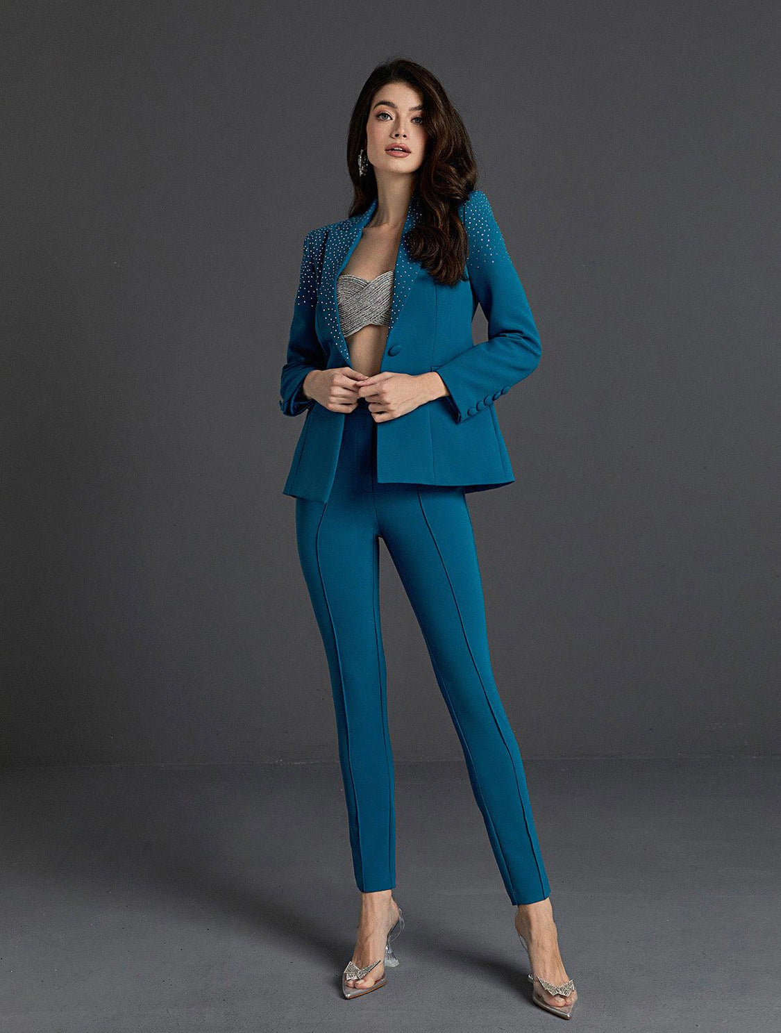 Blue blazer set (8065494581486)