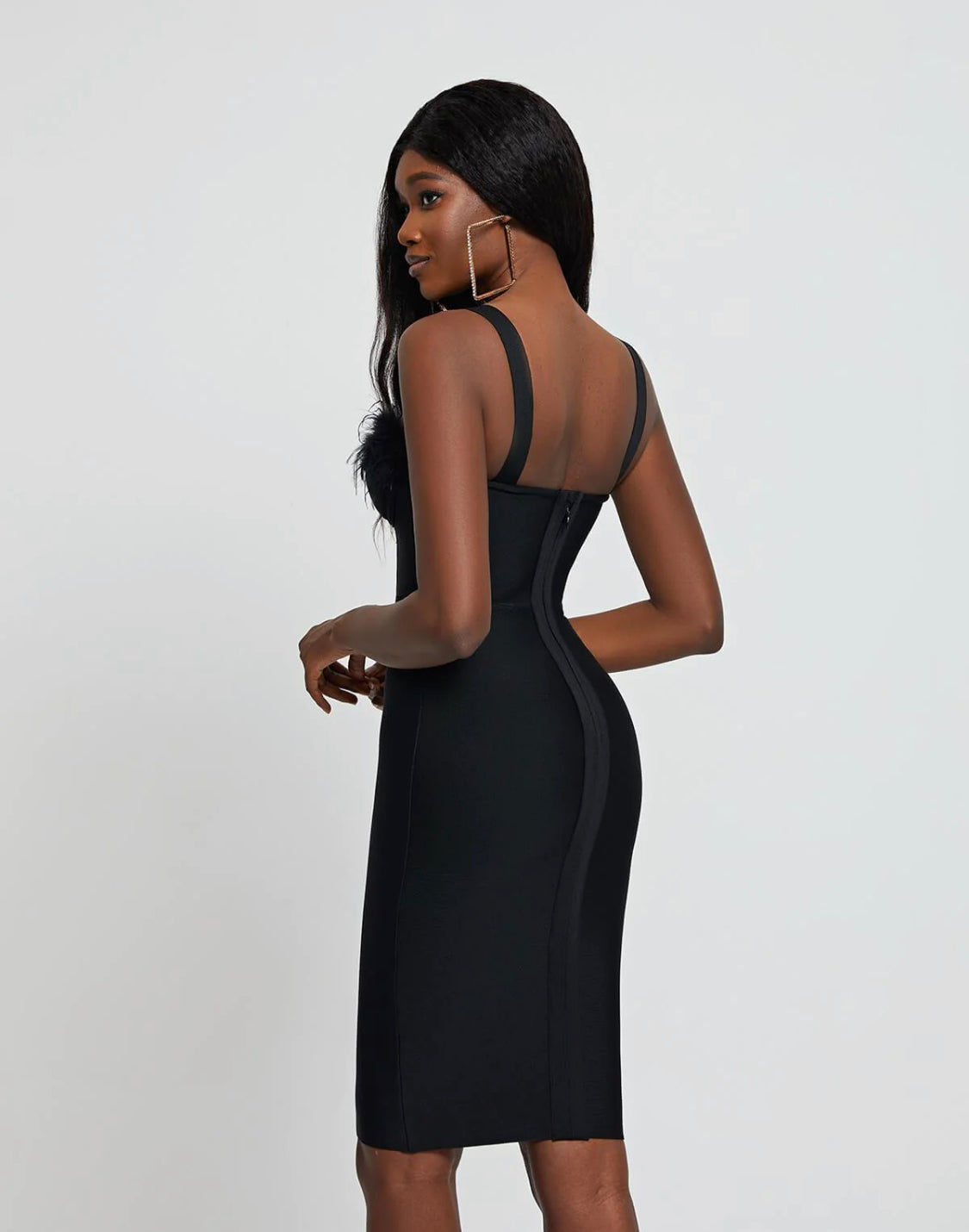 Fae midi bandage dress (8039373766894)