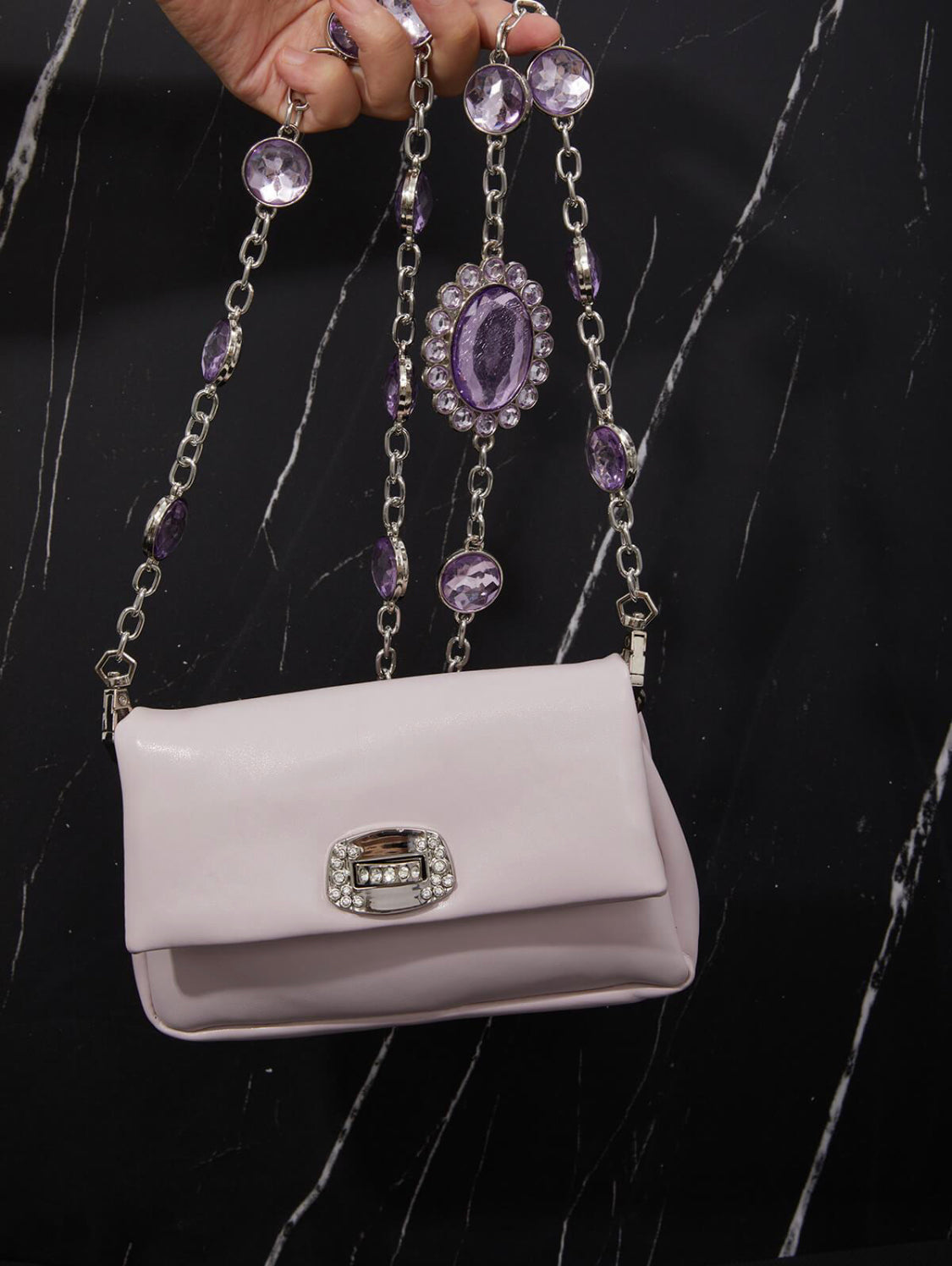 Rina crystal chain bag (8043026579694)