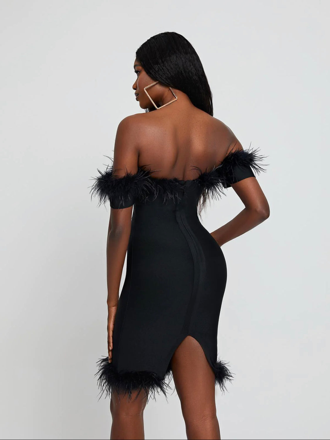 Leila off shoulder midi dress (8039638073582)