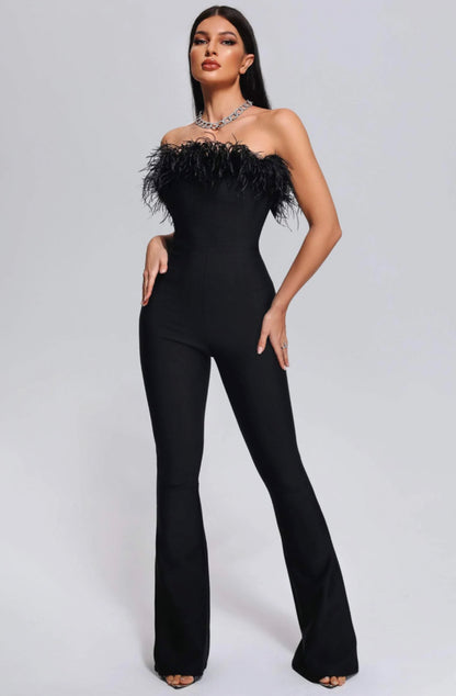 Brina strapless jumpsuit (8043788402926)