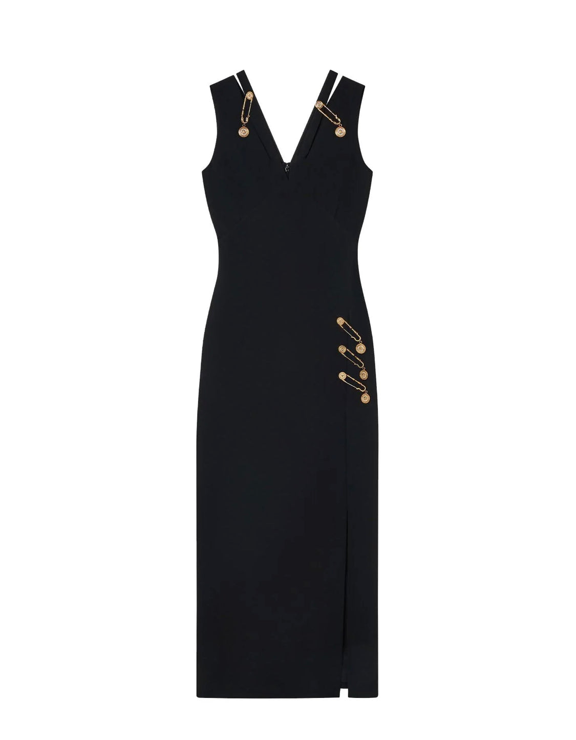 Luisa V neck maxi dress (8040647983342)