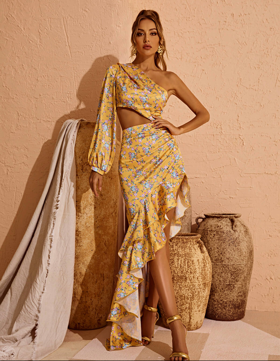 Flora maxi dress (8040685699310)