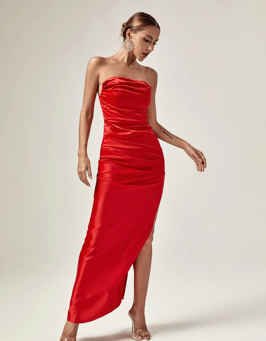 Aline strapless maxi dress (8040662008046)