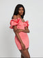 Isabella off shoulder mini dress (8043729649902)